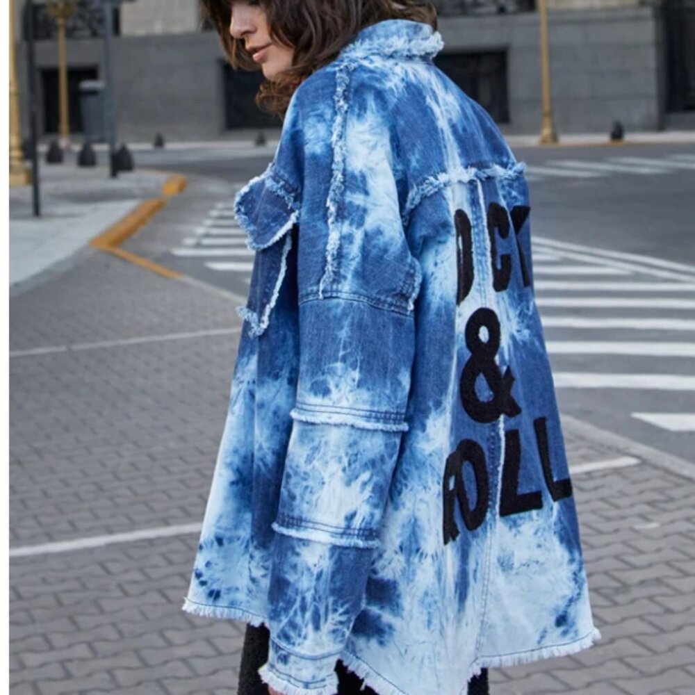 Devan Shacket Tie Dye Blue - image 2